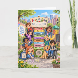 Fruit of the Holy Spirit: Children's Card
