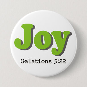 Fruit of the Holy Spirit ~ Joy ~ Button