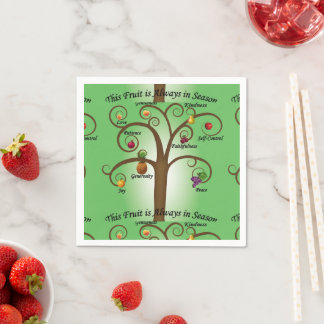 Fruit of the Spirit Always in Season Paper Napkins