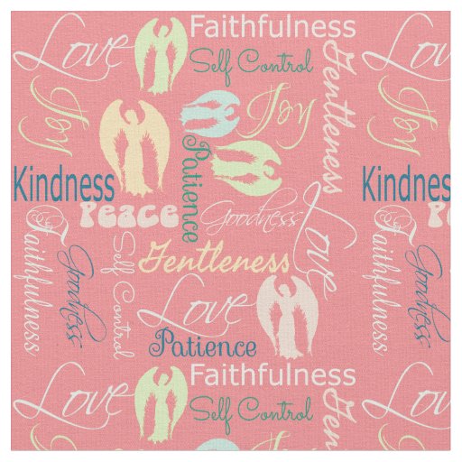 Fruit of the Spirit Angels Fabric