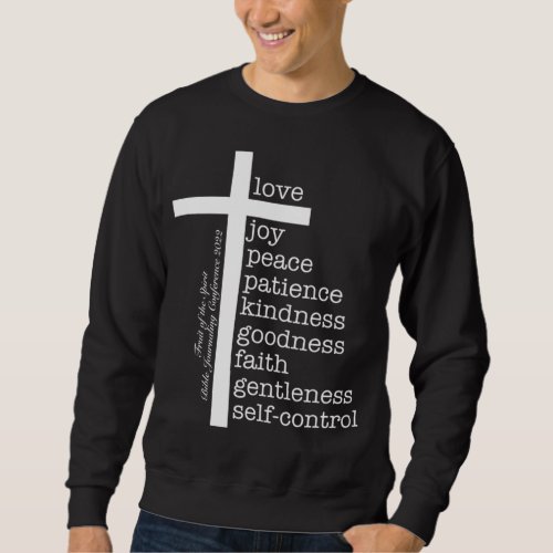 Fruit of the Spirit Bible Journaling Conference 20 Sweatshirt