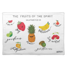 Fruit of the Spirit Bible Place mat