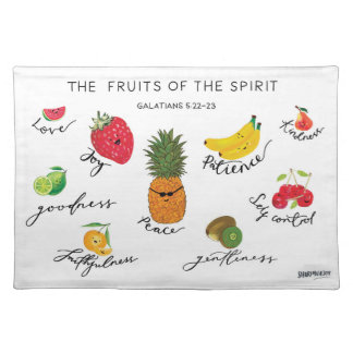 Fruit of the Spirit Bible Place mat
