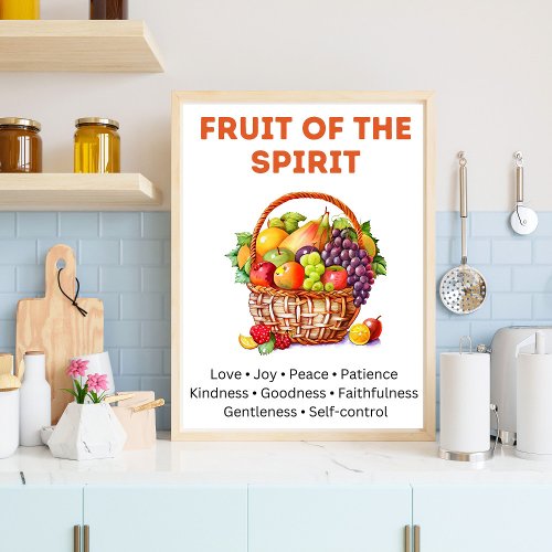 Fruit of the Spirit bible verse print