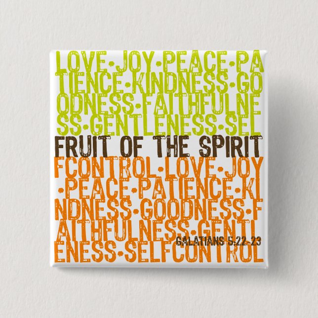 Fruit of the Spirit Button (Front)