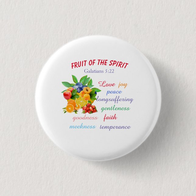 Fruit of the Spirit Button (Front)