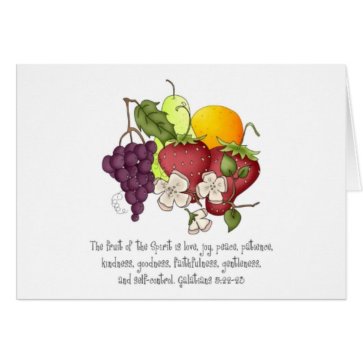 Fruit of the Spirit Cards (Front Horizontal)