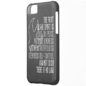 Fruit of the Spirit Chalkboard Look with Dove Case-Mate iPhone Case (Back Left)