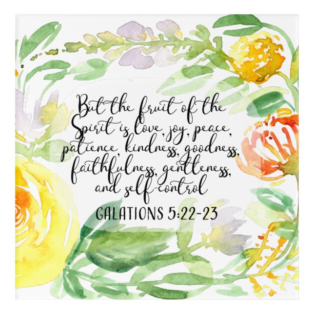 Fruit of the spirit | Christian Art (Front)