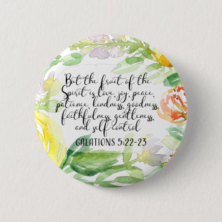 Fruit of the spirit | Christian Art Button