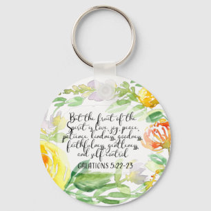 Fruit of the spirit Christian Art Keychain