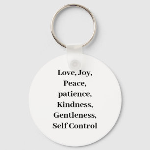 Fruit Of The Spirit Christian Keychain
