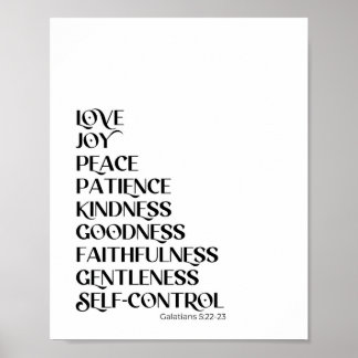 Fruit of the Spirit Christian Wall Decor