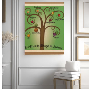 Fruit of the Spirit Christian Wood Wall Art