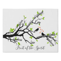 Fruit of the Spirit Faux Canvas Print