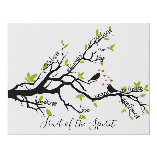 Fruit of the Spirit Faux Canvas Print (Front)