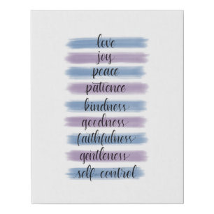 Fruit of the Spirit Faux Canvas Print