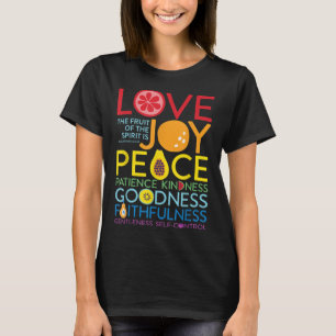 Fruit Of The Spirit Galatians 522 Inspirational Ch T-Shirt