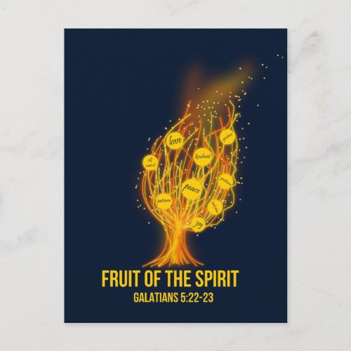 Fruit of the Spirit _ Galatians 522_23 Postcard