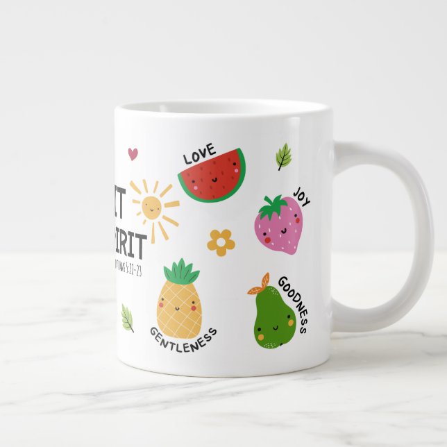 Fruit Of The Spirit Giant Coffee Mug (Right)
