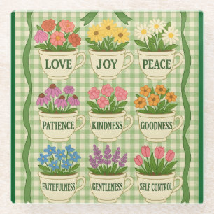Fruit of the Spirit Glass Coaster