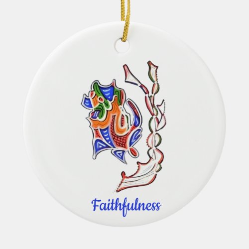 Fruit of the Spirit isFaithfulness Ornament