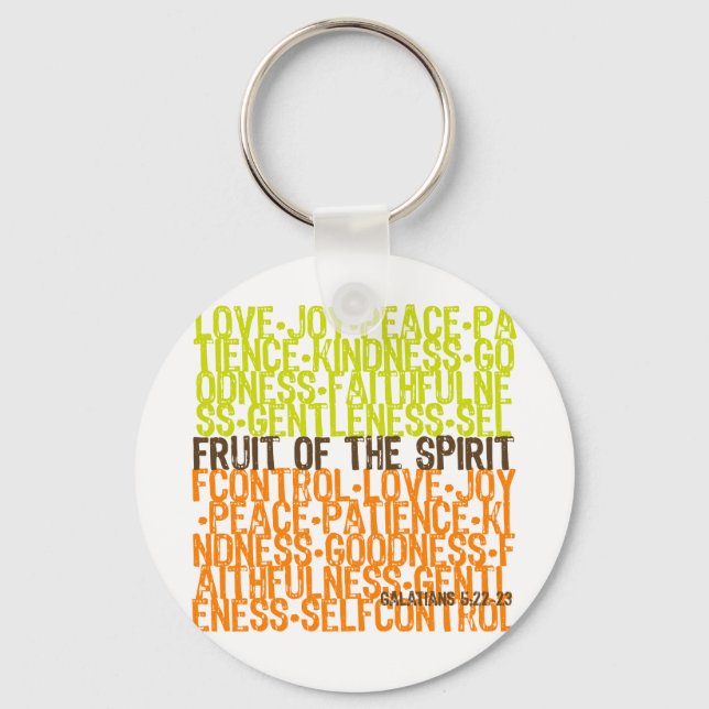 Fruit of the Spirit Keychain (Front)