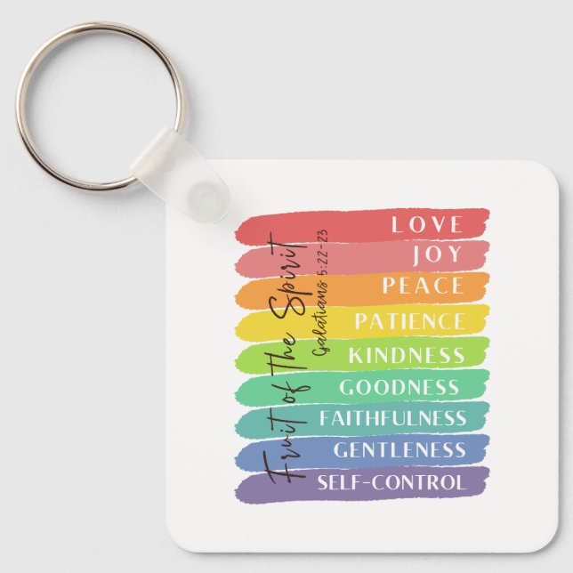 Fruit of the Spirit Keychain (Front)
