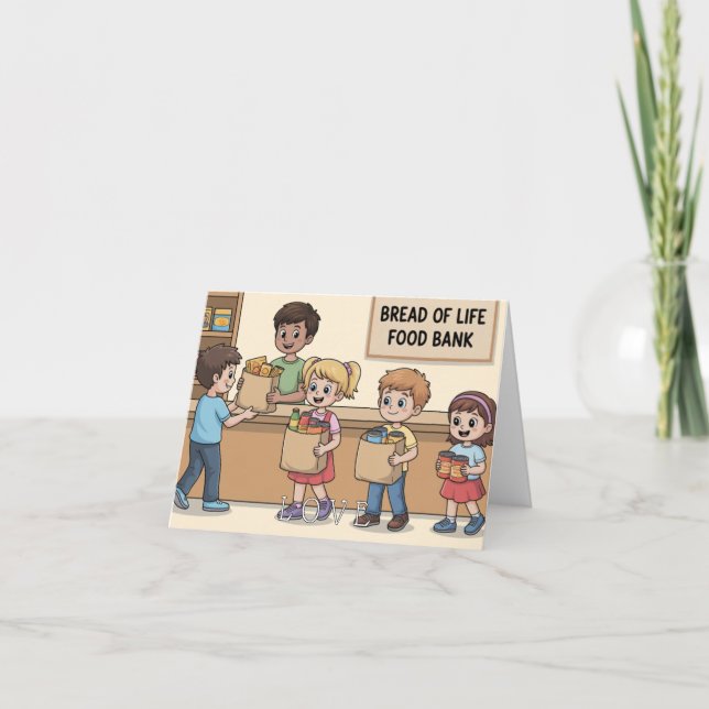 Fruit of the Spirit: Love Kid's Card (Front)