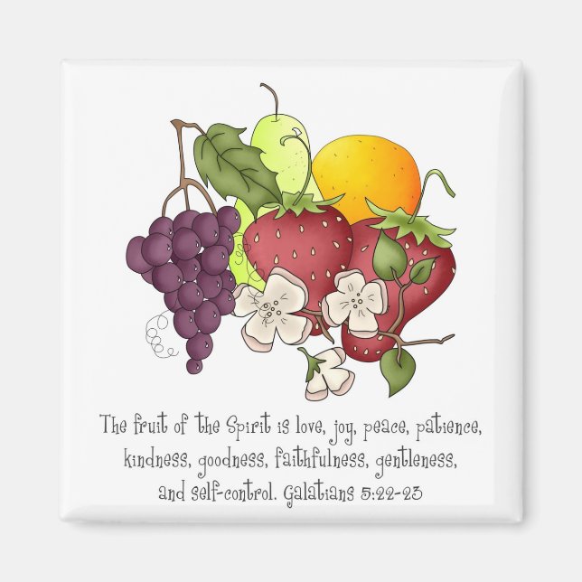 Fruit of the Spirit Magnet (Front)