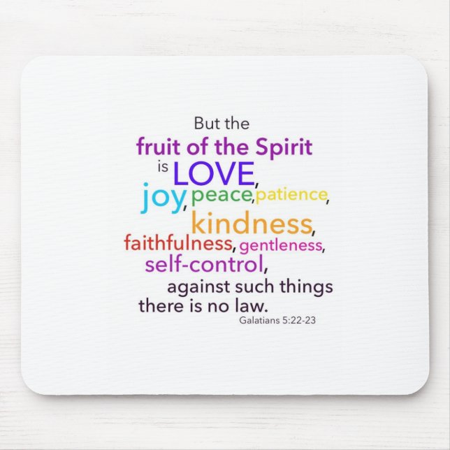 Fruit of the Spirit Mouse Pad (Front)
