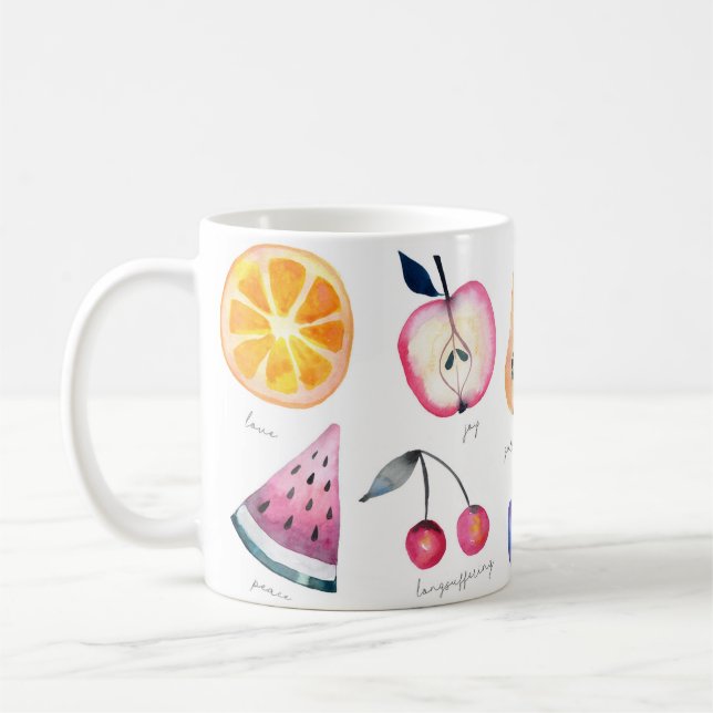 Fruit of the Spirit Mug for Christians (Left)
