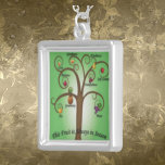Fruit of the Spirit Necklace Sterling Silver<br><div class="desc">Celebrate faith and inner beauty with this sterling silver Fruit of the Spirit pendant necklace. A meaningful Christian gift that reflects love,  joy,  peace,  patience,  kindness,  goodness,  faithfulness,  gentleness,  and self-control. Elegant and inspiring—perfect for birthdays,  confirmations,  or everyday encouragement.</div>
