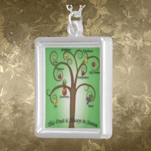 Fruit of the Spirit Necklace Sterling Silver 