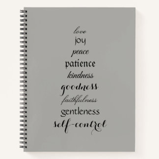 Fruit of the Spirit notebook
