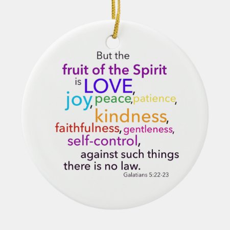 Fruit Of The Spirit Ornament