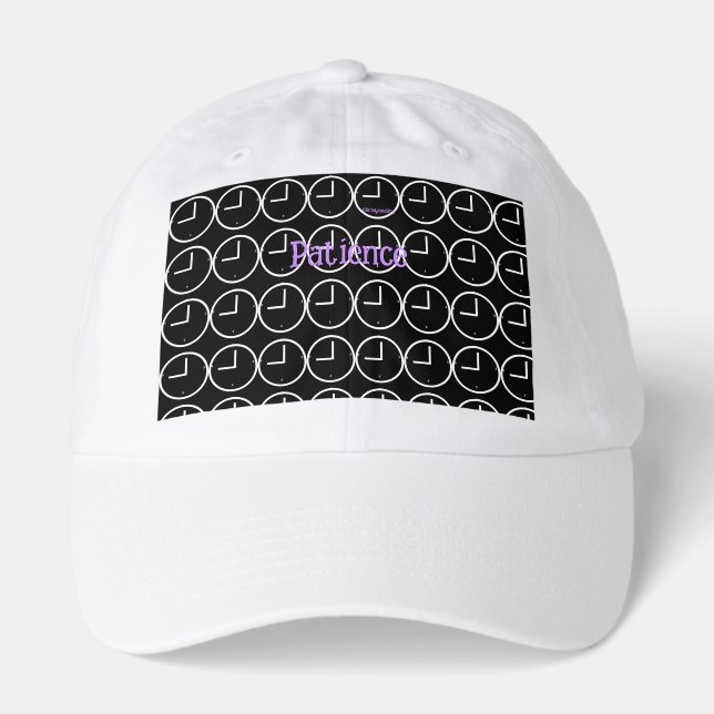 fruit of the spirit patience blk&white hat (Front)