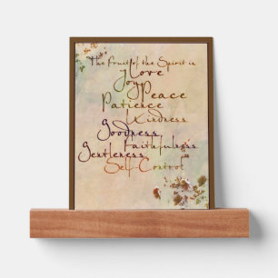 Fruit of the Spirit Picture Ledge