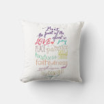 Fruit Of The Spirit Pillow at Zazzle