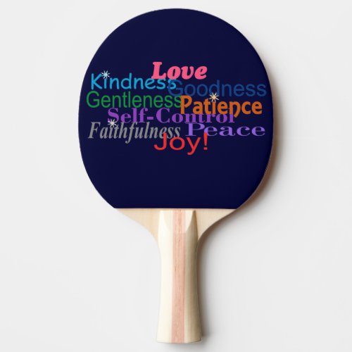 Fruit of the Spirit Ping Pong Paddle