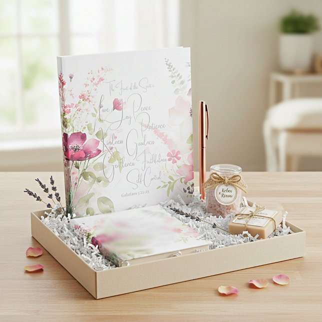 Fruit of the Spirit pink floral Notepad (Creator Uploaded)