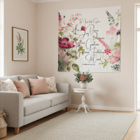 Fruit of the Spirit pink floral