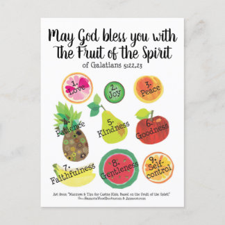 Fruit of the Spirit Postcard