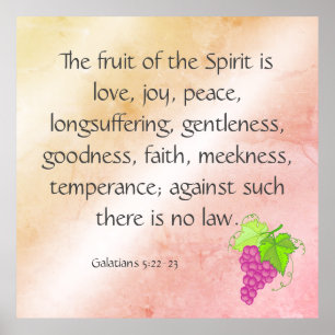 Fruit of the Spirit  Poster