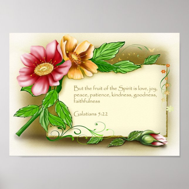 Fruit of the spirit poster (Front)