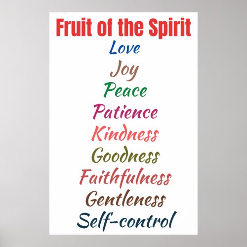 Fruit of the Spirit      Poster