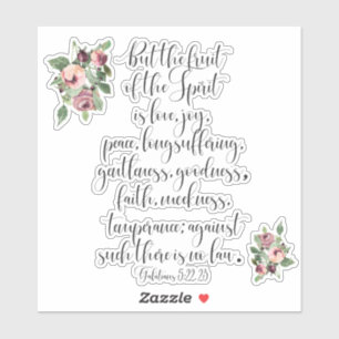 Fruit of the Spirit Scripture Sticker