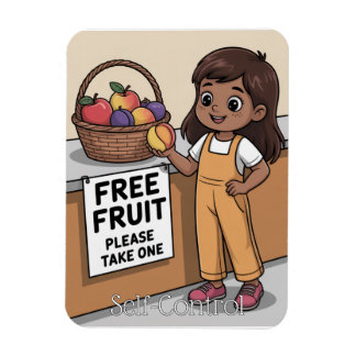 Fruit of the Spirit: Self-Control Kid's Magnet