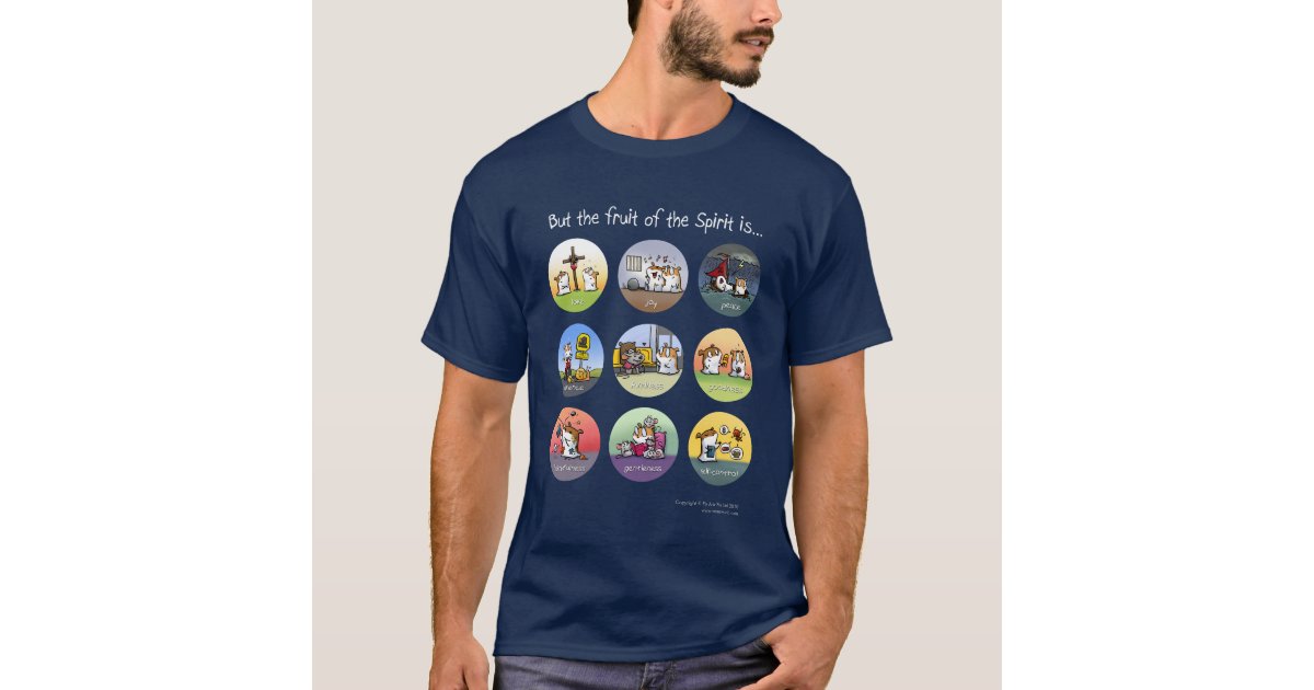 Fruit of the Spirit Shirt (dark) Zazzle