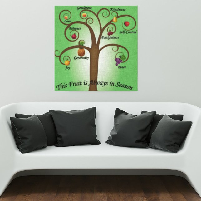 Fruit of the Spirit Stretched Canvas Wall Art (Creator Uploaded)